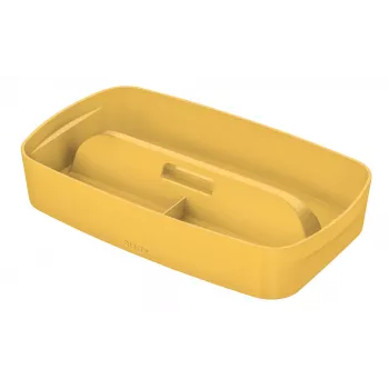 Leitz MyBox Cosy Organiser Tray su rankena Small, Laikymas, Geltona, Plastikas, 307 mm, 181 mm, 56 mm, 300 g
