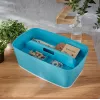 Leitz MyBox Cosy Organiser Tray su rankena Small, talpykla, mėlyna, plastikinė, 307 mm, 181 mm, 56 mm, 300 g