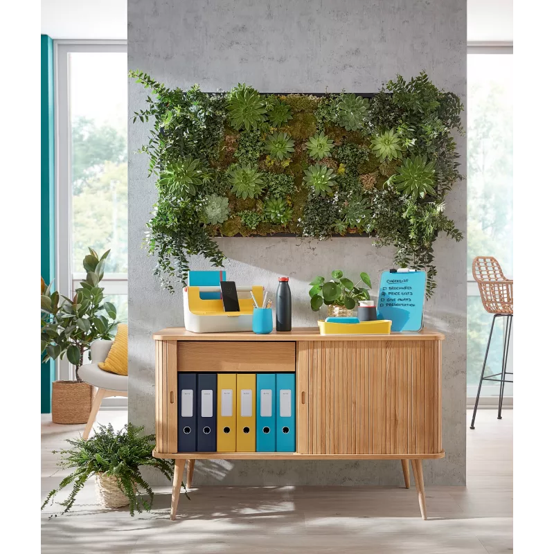 Leitz MyBox Cosy Organiser Tray su rankena Small, talpykla, mėlyna, plastikinė, 307 mm, 181 mm, 56 mm, 300 g