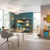 Leitz Cosy Titanium Office Scissors 205 mm, suaugusiems, tiesus pjūvis, viengubos, mėlynos, nerūdijantis plienas, biuro žirklės