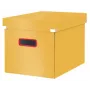 Leitz Click & Store Cosy Cube didelė laikymo dėžė, Laikymo dėžė, Geltona, Stačiakampė, Kartonas, Vienspalvė, Skirta naudoti viduje