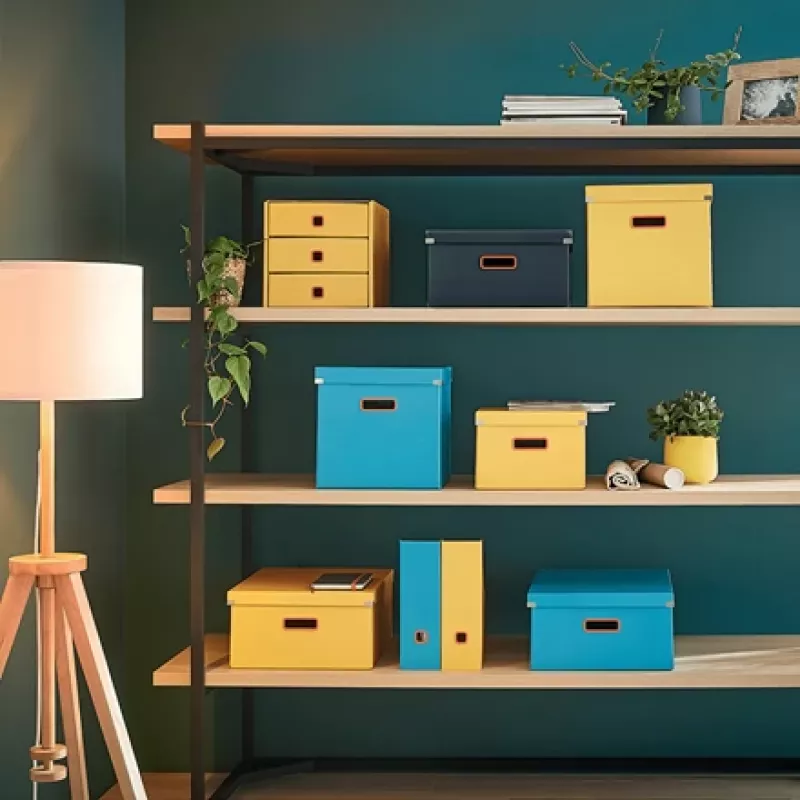 Leitz Click & Store Cosy Cube didelė laikymo dėžė, Laikymo dėžė, Geltona, Stačiakampė, Kartonas, Vienspalvė, Skirta naudoti viduje