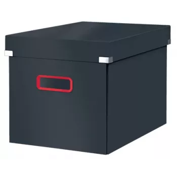 Leitz Click & Store Cosy Cube didelė laikymo dėžė, Laikymo dėžė, Pilka, Stačiakampė, Kartonas, Vienspalvis, Vidaus naudojimui