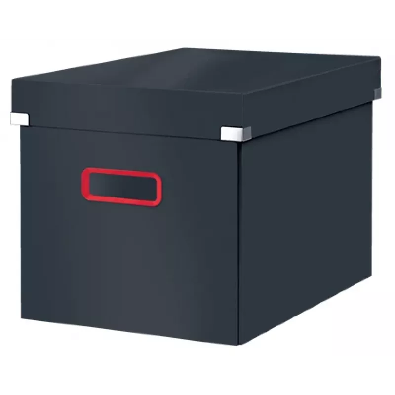 Leitz Click & Store Cosy Cube didelė laikymo dėžė, Laikymo dėžė, Pilka, Stačiakampė, Kartonas, Vienspalvis, Vidaus naudojimui