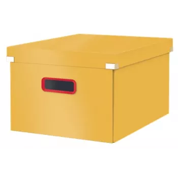 Leitz Click & Store Cosy vidutinė laikymo dėžutė, Laikymo dėžutė, Geltona, Stačiakampė, Kartonas, Vienspalvė, Vidaus naudojimui