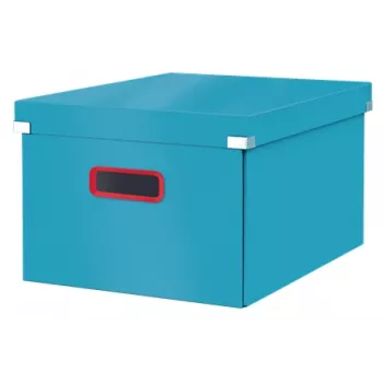 Leitz Click & Store Cosy vidutinė laikymo dėžė, Laikymo dėžė, Mėlyna, Stačiakampė, Kartoninė, Vienspalvė, Skirta naudoti patalpose