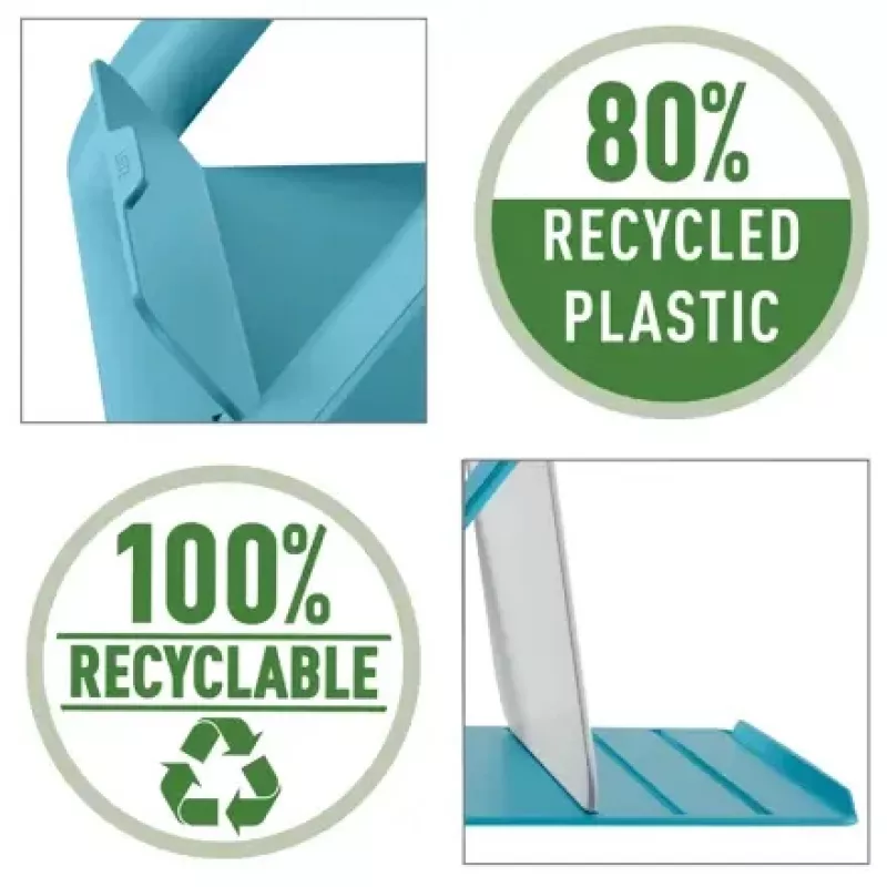 „Leitz Ergo Cosy“ reguliuojamas nešiojamojo kompiuterio stovas, 80 % perdirbto plastiko