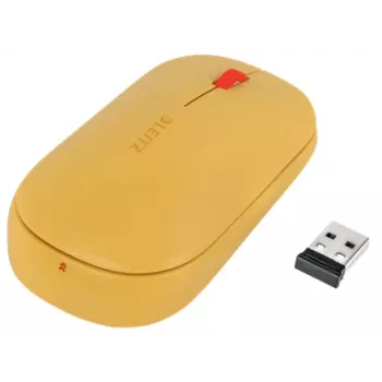 „Leitz Cosy“ belaidė pelė, abiem rankoms tinkama, RF belaidis + Bluetooth, 4000 DPI, oranžinė