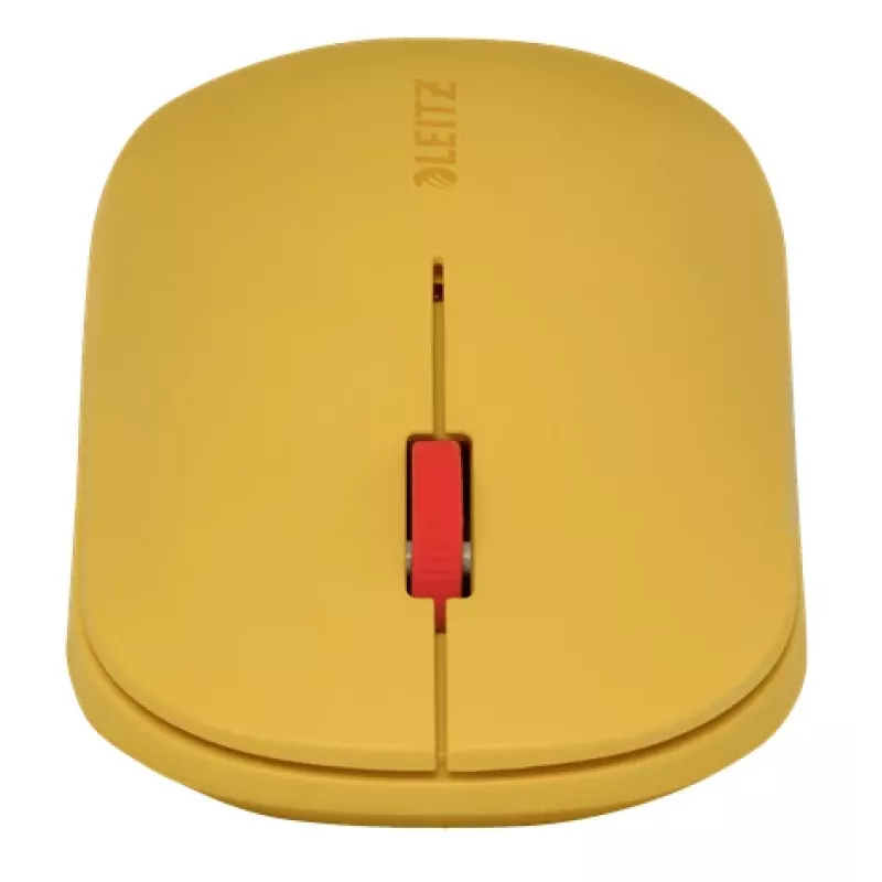 „Leitz Cosy“ belaidė pelė, abiem rankoms tinkama, RF belaidis + Bluetooth, 4000 DPI, oranžinė