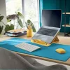 „Leitz Cosy“ belaidė pelė, abiem rankoms tinkama, RF belaidis + „Bluetooth“, 4000 DPI, mėlyna