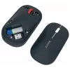 Leitz Cosy belaidė pelė, abiem rankoms tinkama, radijo dažnio belaidis + Bluetooth, 4000 DPI, pilka