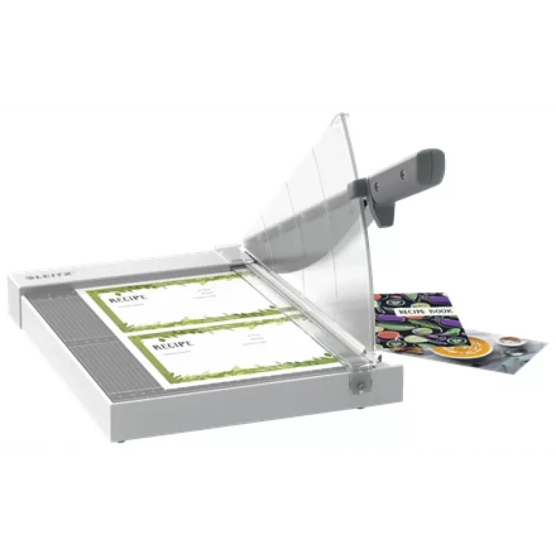 Leitz Precision Home popieriaus pjaustyklė A4, 8 lapai, A4, 80 g/m², Pilka, Guma, 298 mm