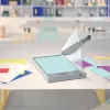 Leitz Precision Office popieriaus pjaustyklė A3, 15 lapų, nerūdijantis plienas, A3, 80 g/m², stiklas, nerūdijantis plienas, antracitas
