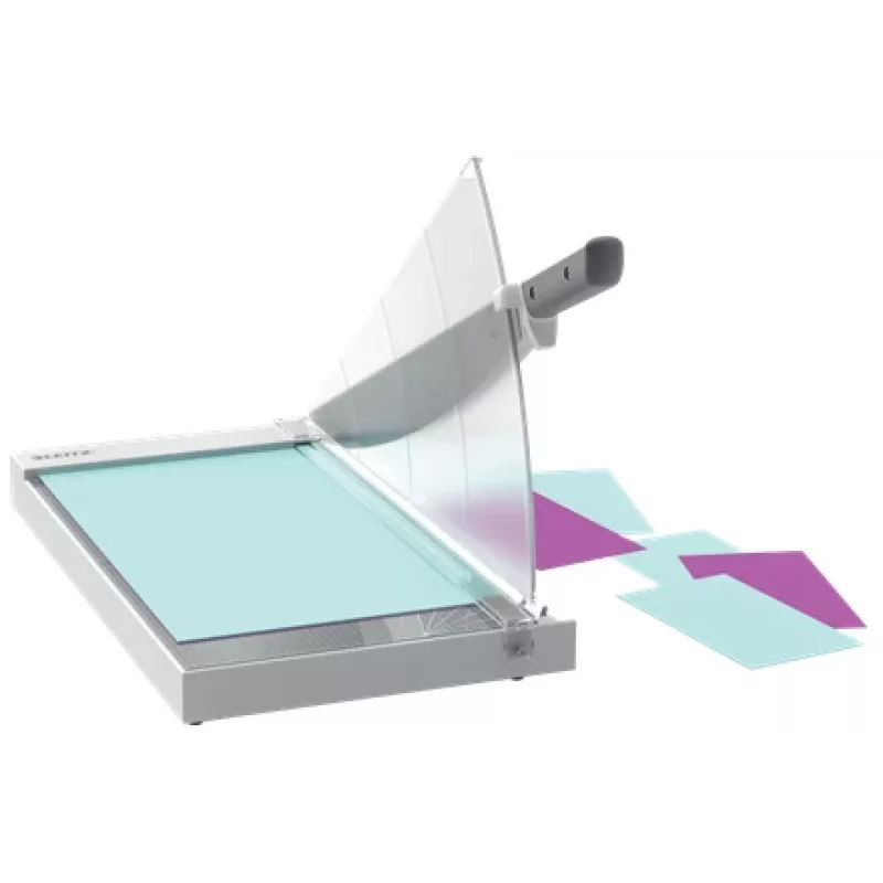 Leitz Precision Office popieriaus pjaustyklė A3, 15 lapų, nerūdijantis plienas, A3, 80 g/m², stiklas, nerūdijantis plienas, antracitas