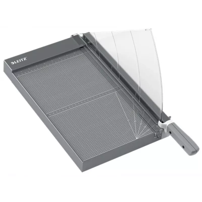 Leitz Precision Office Pro popieriaus pjaustytuvas A4+, 25 lapai, nerūdijantis plienas, A4 Maxi, 80 g/m², aliuminis, stiklas, nerūdijantis plienas, antracitas