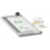 Leitz Precision Home popieriaus pjoviklis A4, 8 lapai, A4, 80 g/m², pilkas, guma, 153 mm