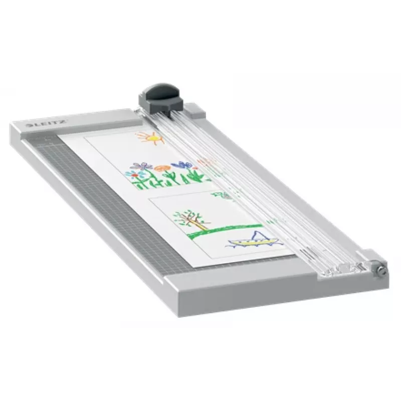Leitz Precision Home popieriaus pjoviklis A4, 8 lapai, A4, 80 g/m², pilkas, guma, 153 mm