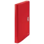 Leitz Recycle dėžutės segtuvas, Įprastas dokumentų segtuvas, A4, Polipropilenas (PP), Raudona, Gulsčias/stačias, 250 lapų