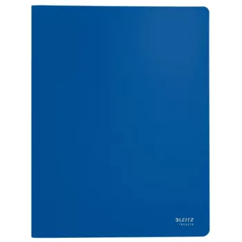 Leitz Recycle sąsiuvinis-aplankas, mėlynas, polipropilenas (PP), 20 kišenių, 40 lapų, gulsčias/stačias, A4