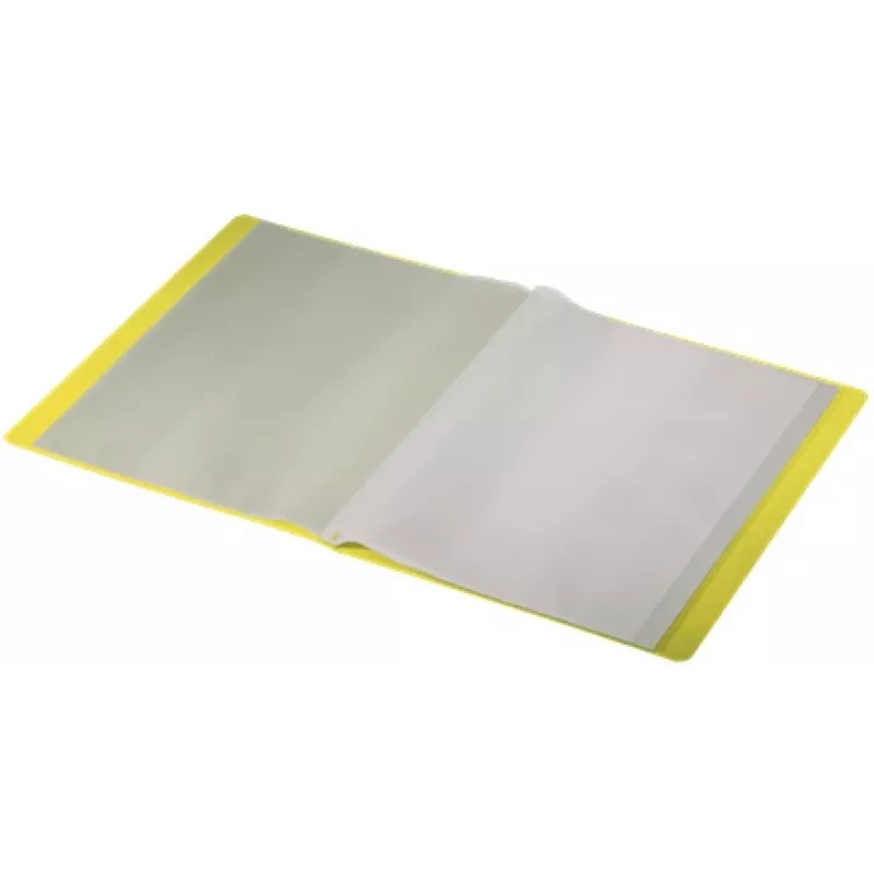 „Leitz Recycle“ segtuvas, geltonas, polipropilenas (PP), 40 kišenių, 80 lapų, kraštovaizdžio / portreto orientacija, A4