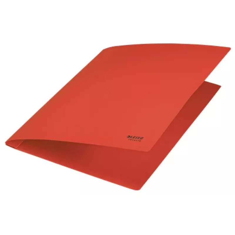 Leitz Recycle Card Flat File, įprastas segtuvas byloms, A4, kartonas, raudona, gulsčias/stadias, 250 lapų