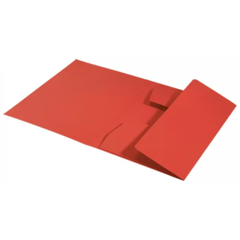 Leitz Recycle Card 3-Flap Folder, Įprastas dokumentų segtuvas, A4, Kartonas, Raudona, 250 lapų, 80 g/m²