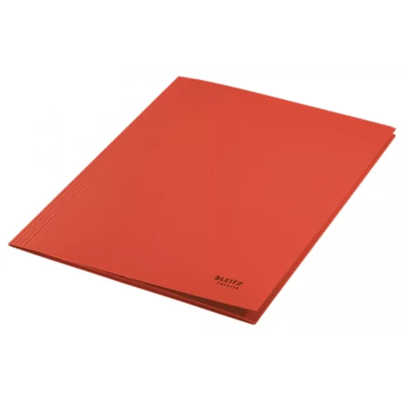 Leitz Recycle Card 3-Flap Folder, Įprastas dokumentų segtuvas, A4, Kartonas, Raudona, 250 lapų, 80 g/m²