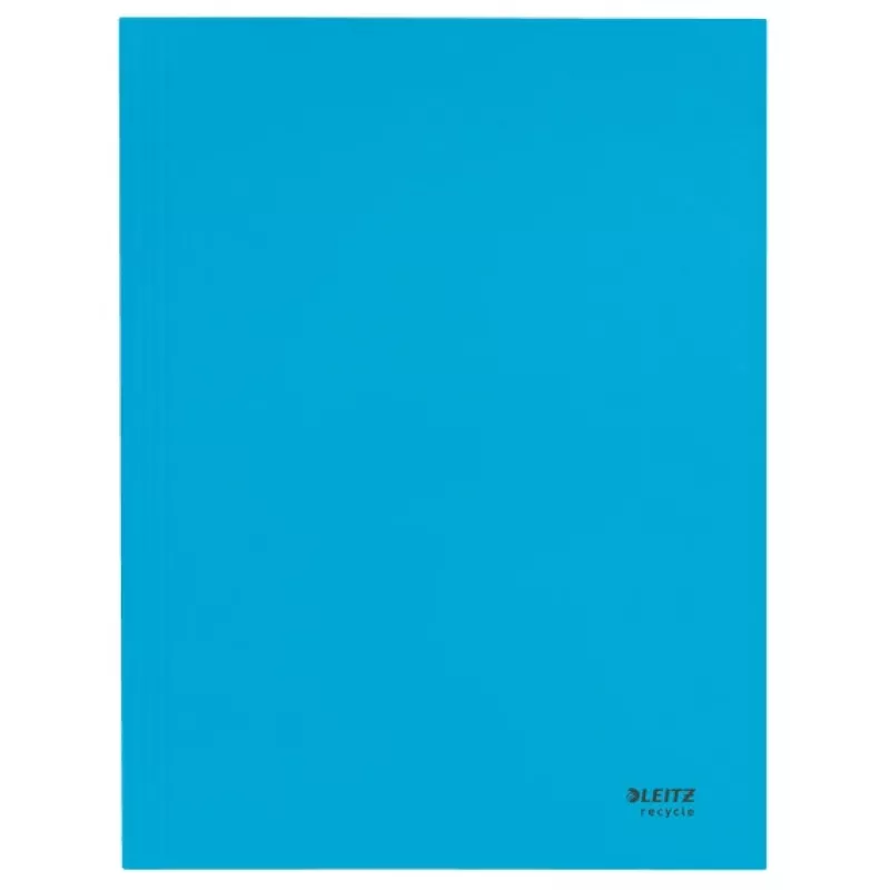 Leitz Recycle Card 3-Flap Folder, Conventional file folder, A4, Carton, Blue, Landscape/Portrait, 250 sheets