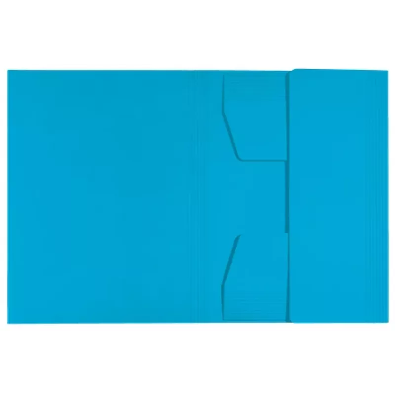 Leitz Recycle Card 3-Flap Folder, Conventional file folder, A4, Carton, Blue, Landscape/Portrait, 250 sheets