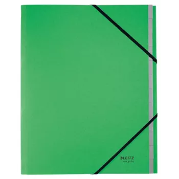 Leitz Recycle Card Divider Book, Tradicinis dokumentų segtuvas, A4, Kartonas, Žalia, 430 g/m², Elastinė juosta