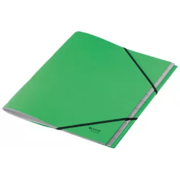 Leitz Recycle Card Divider Book, Tradicinis dokumentų segtuvas, A4, Kartonas, Žalia, 430 g/m², Elastinė juosta