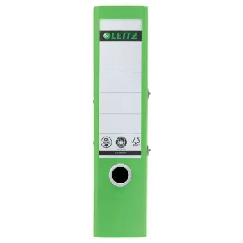 Leitz 180° Recycle segtuvas su svirtimi, A4, apvalus žiedas, saugojimas, kartonas, žalias, žalias