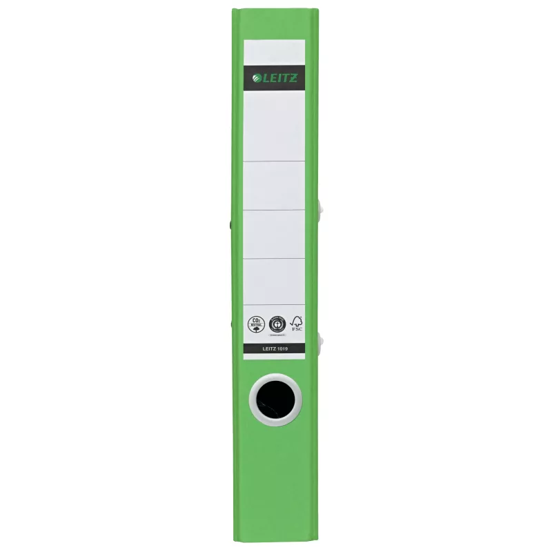 Leitz 180° Recycle svirties segtuvas, A4, apvalus žiedas, saugojimui, kartonas, žalia, žalia