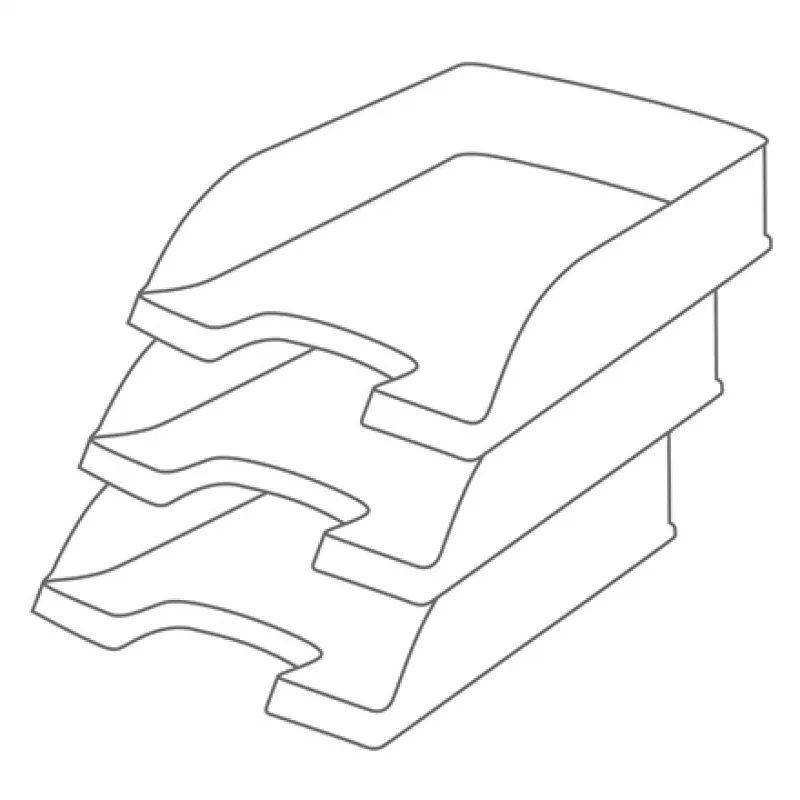 Leitz Recycle laiškų dėklas, plastikas, žalias, A4+, A4, A4+, 1 stalčius(-iai), 255 x 70 x 357 mm