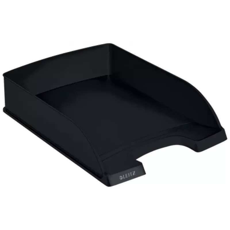 Leitz Recycle padėklas laiškams, plastikinis, juodas, A4+, A4, A4+, 1 stalčius(-iai), 255 x 70 x 357 mm