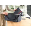 Leitz Fabric Hot Desking darbo krepšys, audinys, vienspalvis, audinys, užtrauktukas, unisex, 465 mm