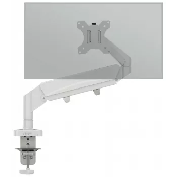 Leitz Ergo vietą taupanti vieno monitoriaus svirtis, spaustuvas/praėjimo anga, 9 kg, 43,2 cm (17 coliai), 81,3 cm (32 coliai), 100 x 100 mm, pilka