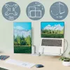 Leitz Ergo Space Saving dvigubas monitoriaus ir nešiojamojo kompiuterio stovas, spaustukas/priveržimas, 9 kg, 33 cm (13 colių), 81.3 cm (32 colių), 100 x 100 mm, pilkas