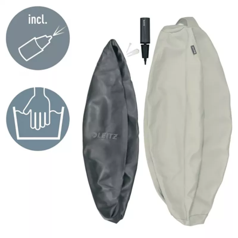 Leitz Ergo Active sėdėjimo kamuolys su stabdymo funkcija 65 cm, pilka