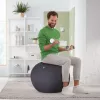 „Leitz Ergo“ aktyvus sėdėjimo kamuolys su stabdymo funkcija 65 cm, pilkas, pilno dydžio, 150 kg, TÜV, 65 cm, 2,87 kg