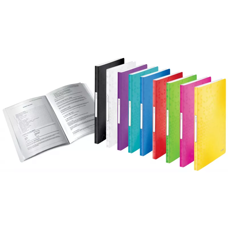 Leitz parodomoji knyga WOW PP 40 kišenėlių, raudona, polipropilenas (PP), 40 kišenėlių, A4, 231 mm, 16 mm