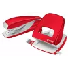 Leitz Hole Punch WOW 5008 Metal 2 skylių / 30 lapų, 30 lapų, Raudona, Balta, Metalas, 8 cm, 5.5 mm, A6