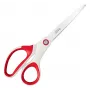 Leitz WOW Titanium Office Scissors 205 mm, Adult, Straight cut, Single, Red, White, Nerūdijantis plienas, Office scissors