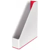 Leitz Magazine File WOW Dual Colour, raudona, balta, plastikinis, A4, 73 mm, 318 mm, 272 mm