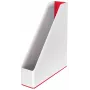 Leitz Magazine File WOW Dual Colour, raudona, balta, plastikinis, A4, 73 mm, 318 mm, 272 mm
