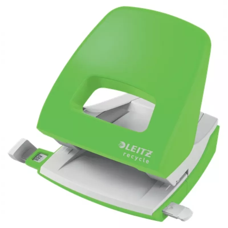 Leitz NeXXt Recycle skylamušis, 30 lapų, žalias, plastikas, 8 cm, 5,5 mm, A4, A5, A6, Folio, US-Quart, 8 x 8 x 8 cm