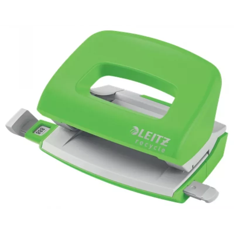 Leitz NeXXt Recycle Mini skylamušis, 10 lapų, juodas, plastikas, 8 cm, 5,5 mm, A4