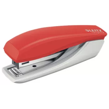 Leitz NeXXt Recycle Mini segiklis, 10 lapų, raudonas, standartinis suspaudimas, plastikas, 80 g/m², 3,5 cm