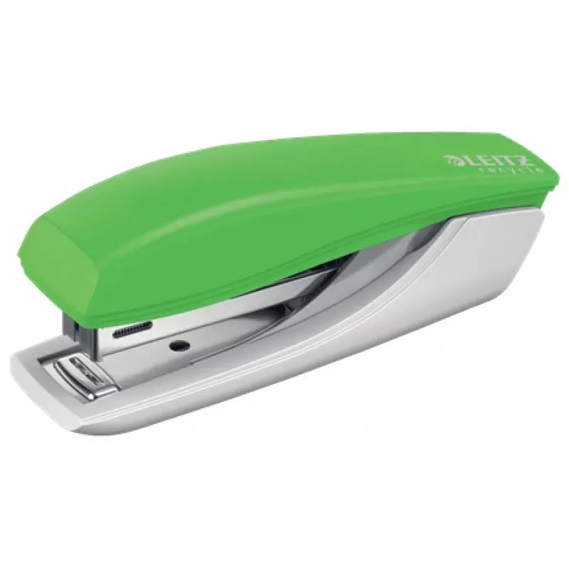 Leitz NeXXt Recycle Mini segiklis, 10 lapų, žalias, standartinis susegimas, plastikinis, 80 g/m², 3,5 cm