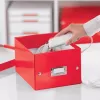 Leitz Click & Store WOW maža laikymo dėžutė, Laikymo dėžutė, Raudona, Stačiakampė, Kartonas, Vienspalvė, Vidaus